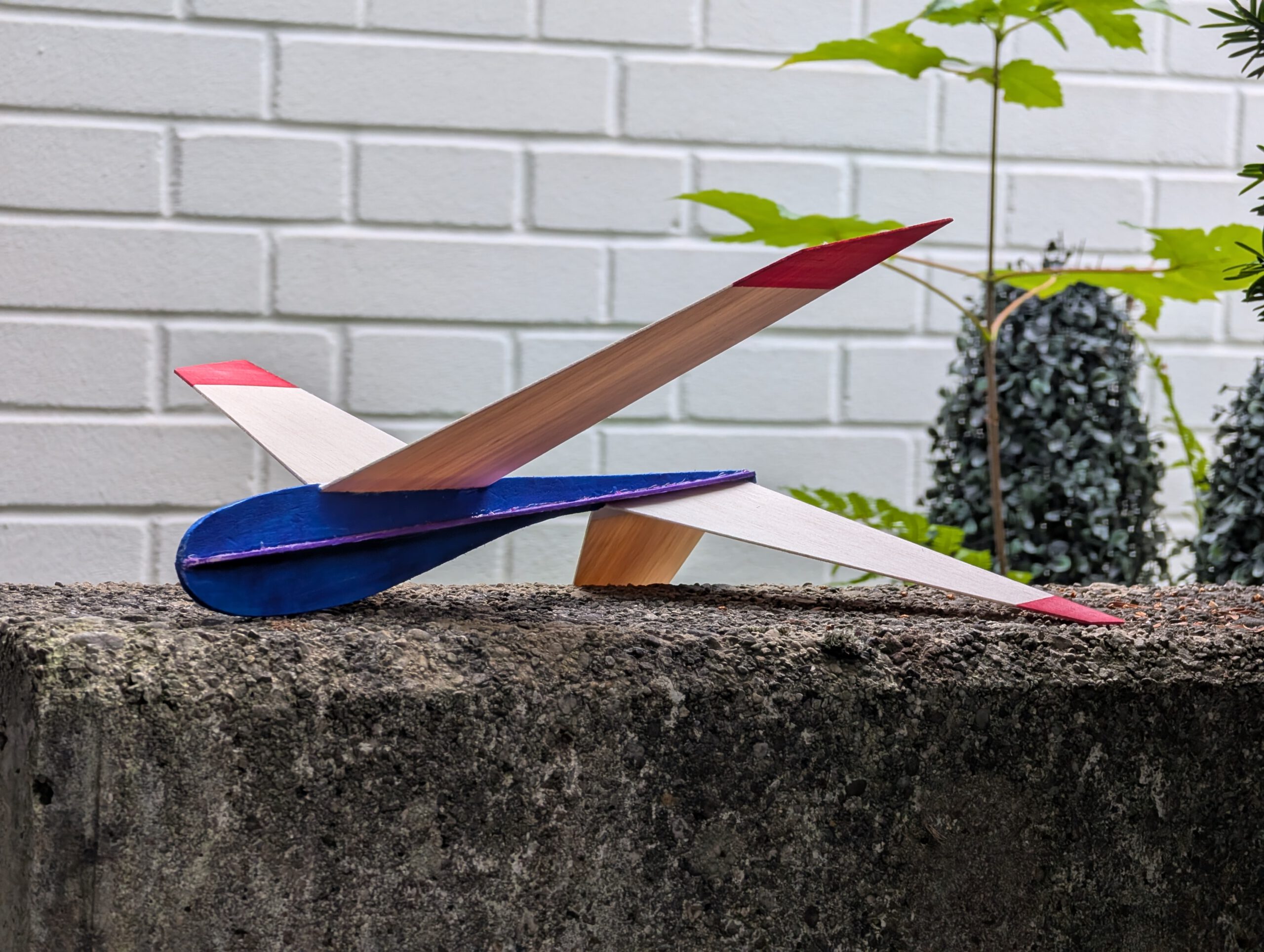 1064 Tandem Dart One mod. Red glider